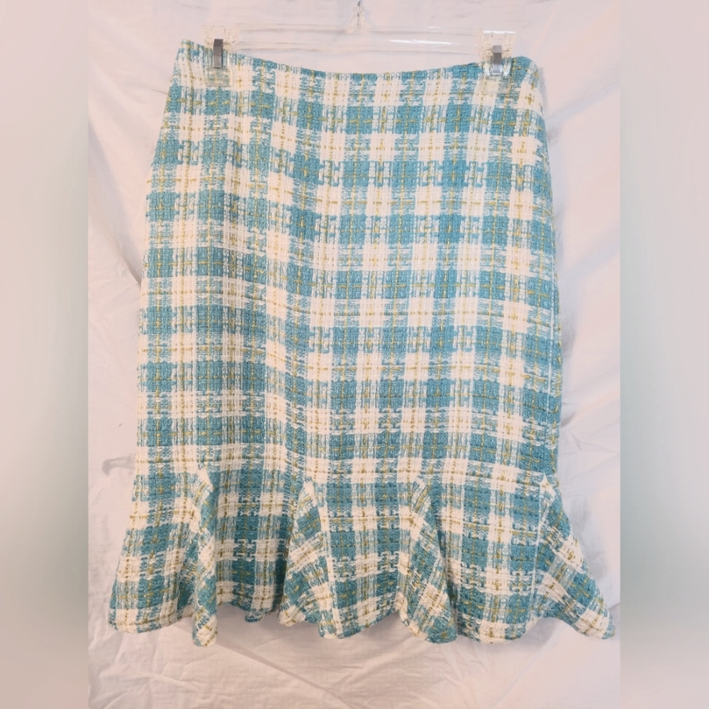 Origins Preppy Tweed Skirt, Size 4